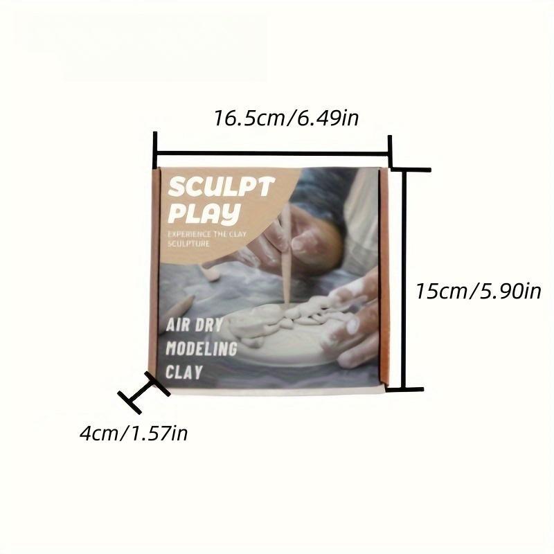 Product Introduction of Air Dry Modeling Clay Set, 1 Set Shaping DIY No-bake Air-drying Clay with Tools, Ceramic Sculpture Clay Set 1