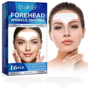 Reusable Silicone Forehead Patches, 16pcs/box Portable Facial Skin Care Mask, Lift Firming Mask Patch, Comfort