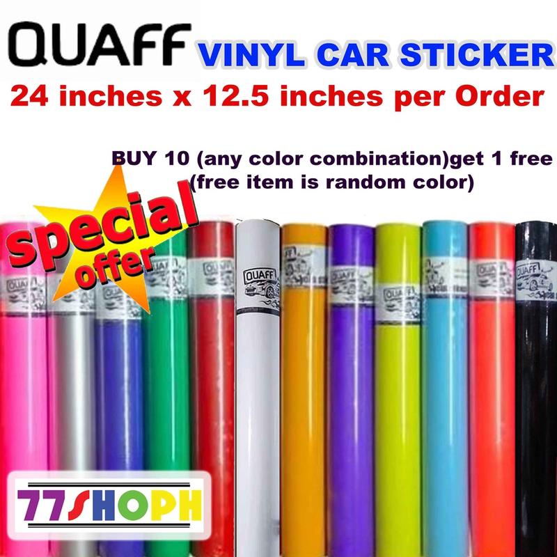 QUAFF Vinyl Car Sticker 24 inches x 12.5 inches Outdoor Wate - TikTok ...