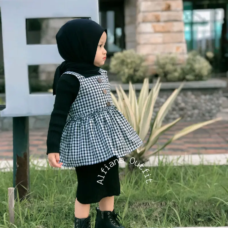 TANKTOP FATIHA By Alfiana Outfit Cantik Katun Muslim Ruffle Baju 3