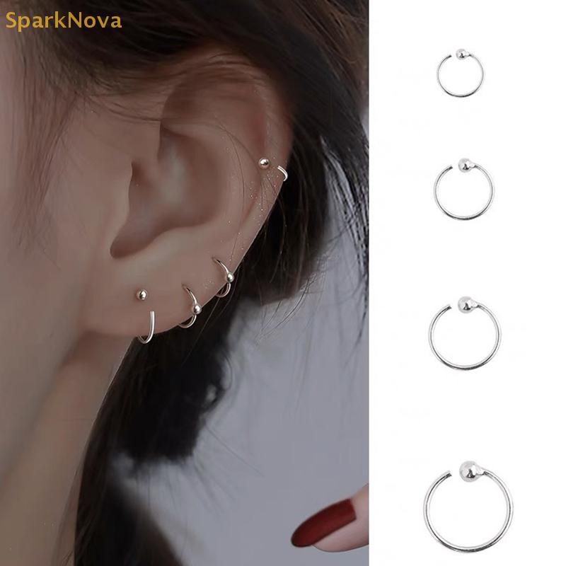 Product Introduction of Khuyên Tai Tròn Cho Nữ, Phong Cách Tối Giản, Khóa Xương Tai Nhỏ Thiết Kế Tinh Tế Đơn Giản, Thích Hợp Cho Phụ Nữ, Khuyên Tai Đinh Tán Xương Tai 9