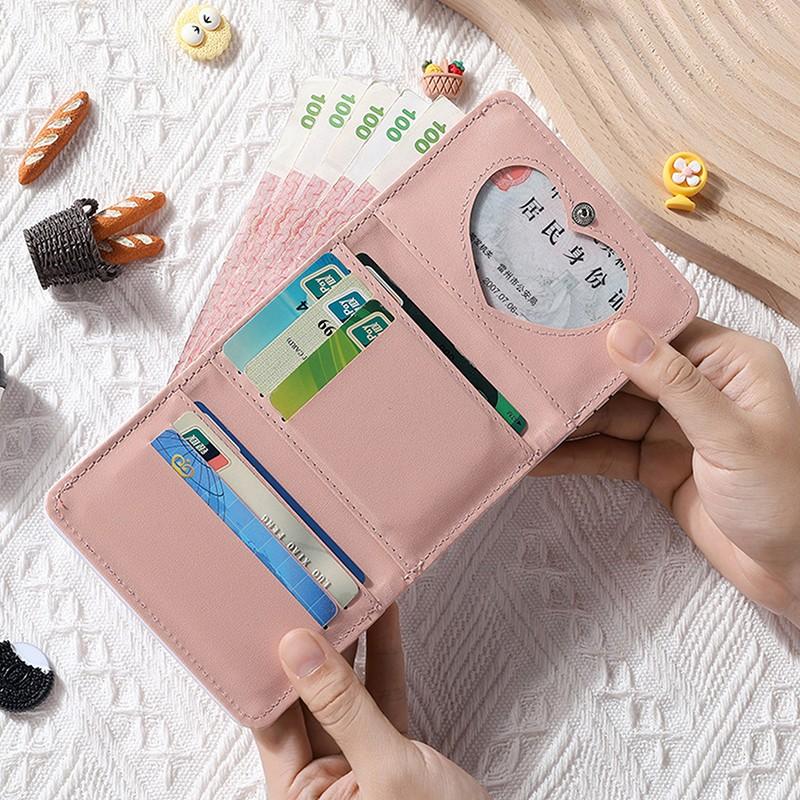Ví Sanrio Hoạt Hình, Thiết Kế Dễ Thương, Được Cá Nhân Hóa, Sức Chứa Lớn, Nhiều Khe Cắm Thẻ, Kẹp Thẻ, Túi Ví 6