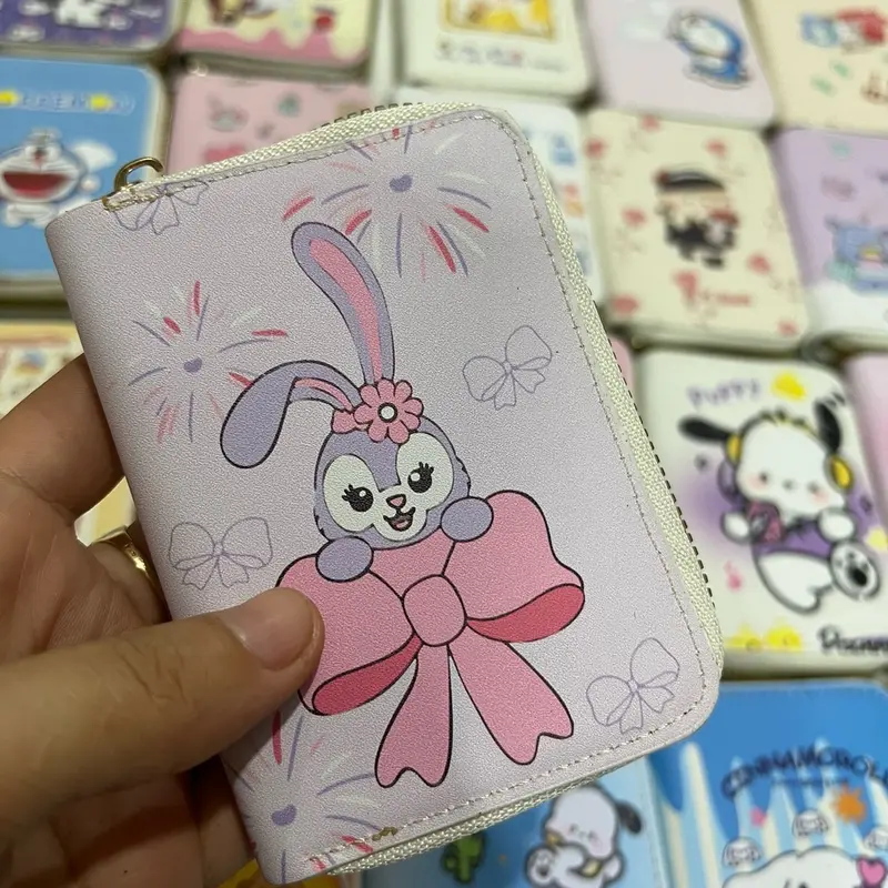 ￼Ví mini nữ cầm tay nhiều ngăn đựng thẻ hiều hình hottrend dễ thương cute giá rẻ 1