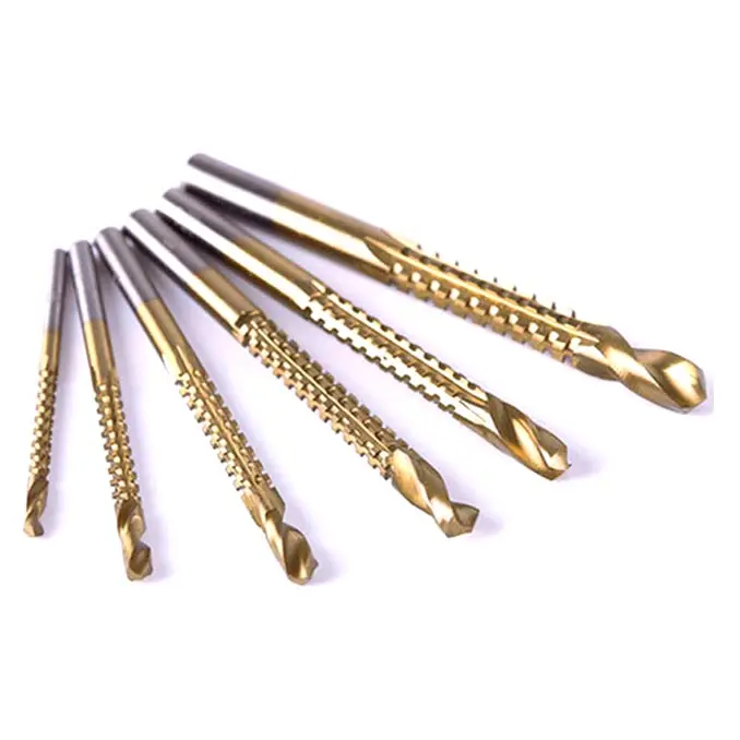 Mata Bor Power Drill Set 6 PCS HSS Steel Multifungsi Potong Gergaji Kayu Plastik Besi 4