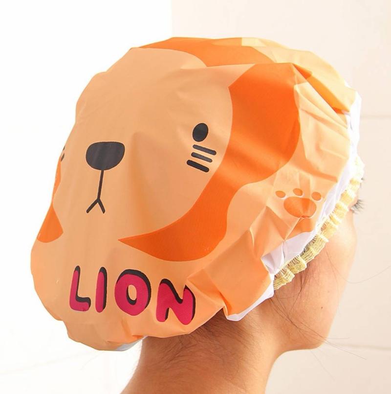 Product Introduction of หมวกอาบน้ำ หมวกคลุมผมอาบน้ำ กันน้ำ ลายการ์ตูนน่ารัก Shower Cap (เลือกลายได้) 🚛 สินค้าพร้อมส่งจากไทย 14
