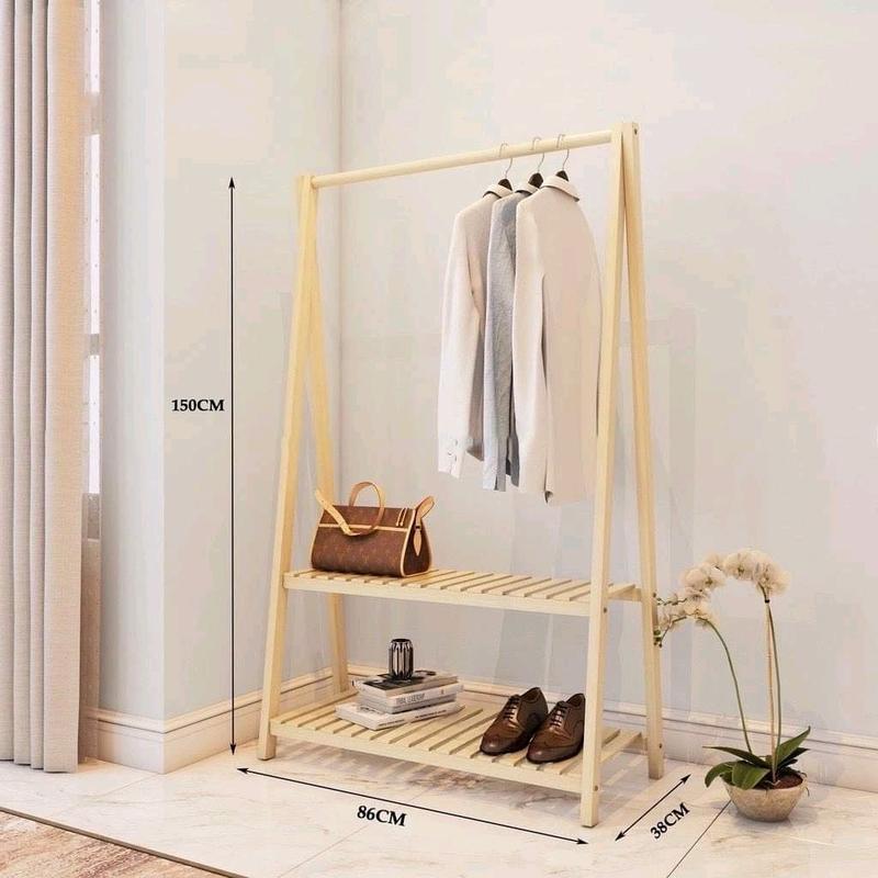 Kệ treo quần áo A 2 tang T'Ha decor 2
