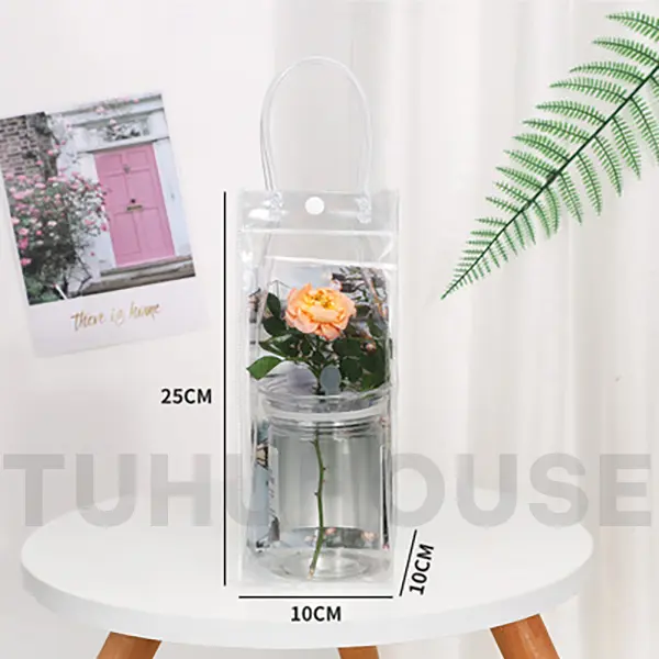 Túi trong suốt đựng bình ly giữ nhiệt khắc tên theo yêu cầu - TUHUHOUSE 2