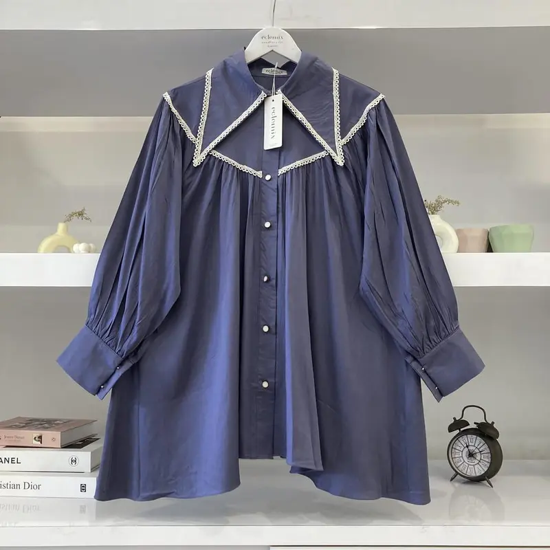 COU - Blouse Hea Casual Style /Blouse Atasan Wanita - NN Fit Top Baju Basic Oversize 4
