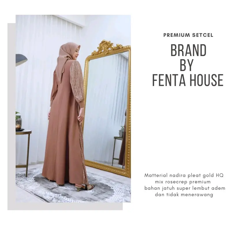 INAYAH DRESS ORIGINAL BY FENTA HOUSE (ONLY DRESS) 3