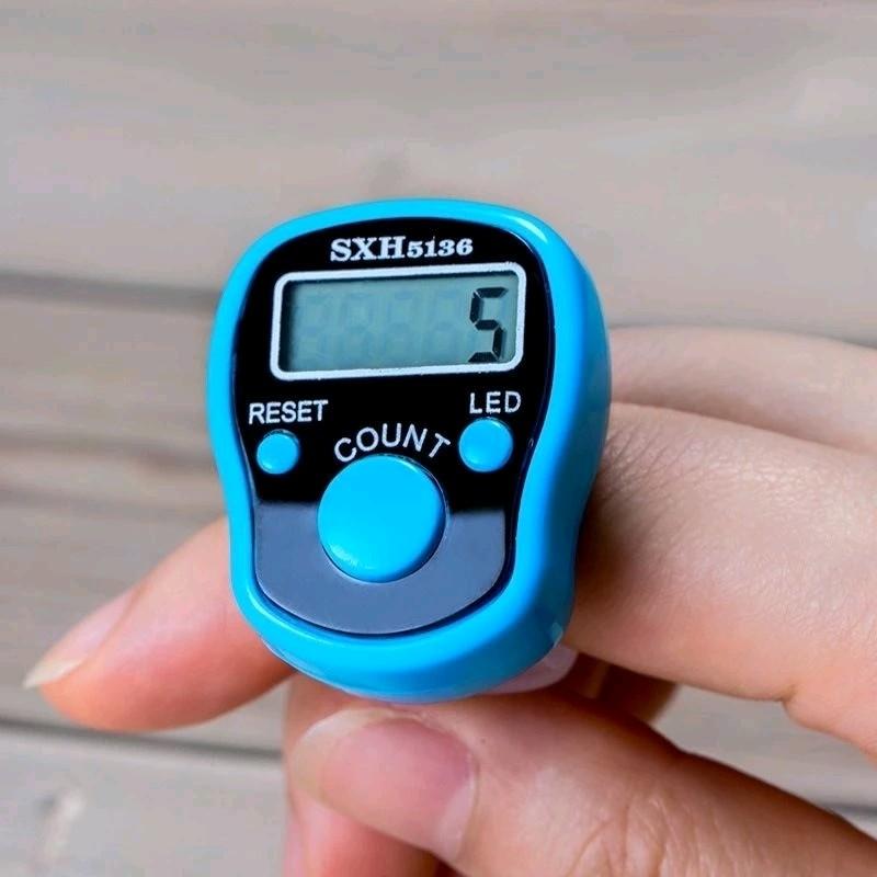 Máy đếm số lượng bấm niệm Phật ký số máy đếm tụng kinh có đèn LED