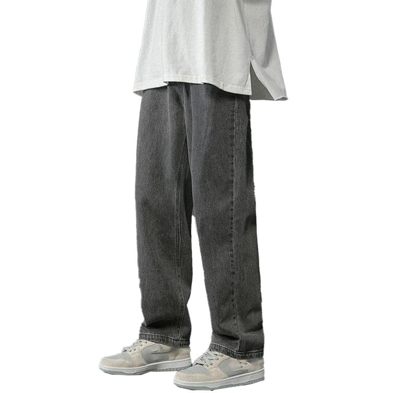 Quần Dài Quần Jean Baggy Nam, Phong Cách Hip Hop Hàn Quốc, Quần Ống Rộng Thẳng, Quần Thời Trang Đường Phố Ưu Đãi Tốt Nhất Của OXIA 7