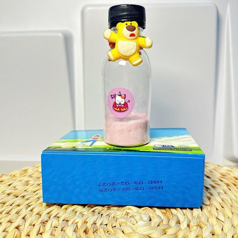 ( 1 .. s..ữ .a  ) Chai Nhựa Pha Sữa Bò E Mô / Dung Tích 100ml / Kèm Nắp Đen  Đựng Thực Phẩm. 0