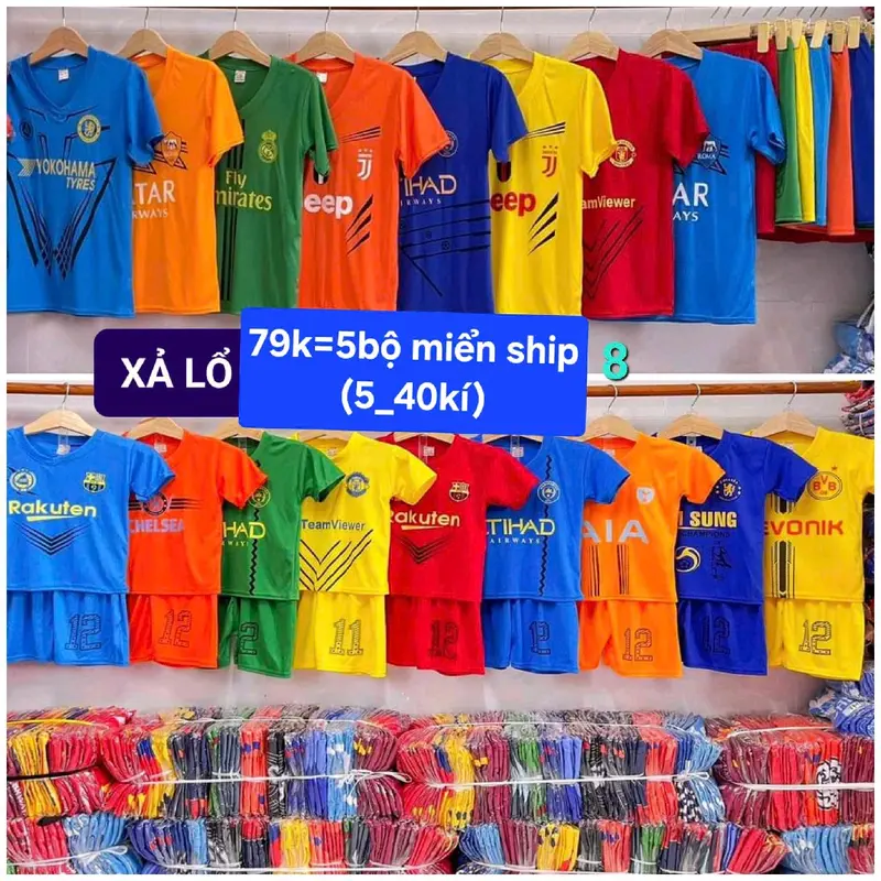 (5_40kg) combo 5bộ 5màu thể thao đồ bộ bé trai . quần áo bé trai .đồ thể thao bé đồ đá banh bé trai.quần áo siêu nhân bé trai set beby three combo đi sinh thun 5