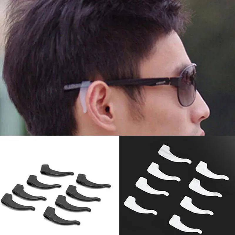 Silicone Anti-slip Protectors Put Ear Grip Hooks Eyeglasses Retainers Glasses Sports Outdoor