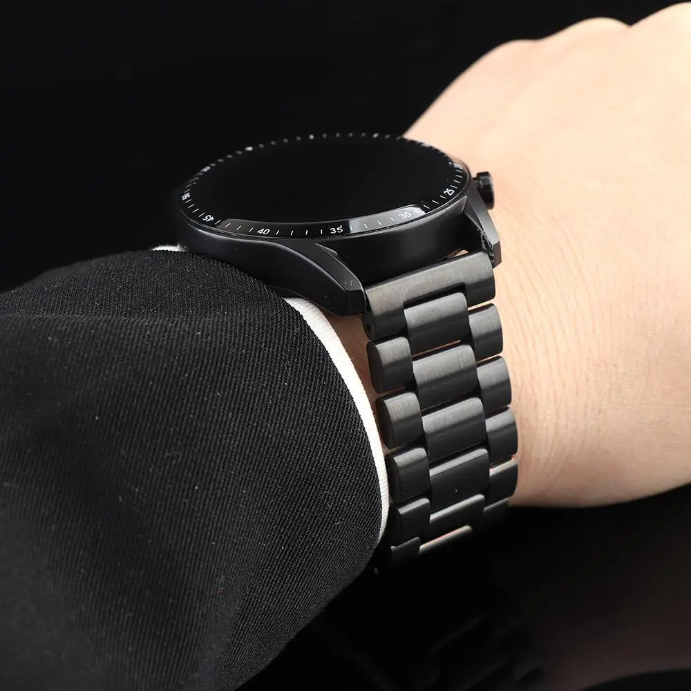 Solid Color Stainless Steel Watch Band (Band Only), Replacement Watch Band for Samsung Watch 7 6 5 4 3 5pro 44mm/40mm 4/6-Classic