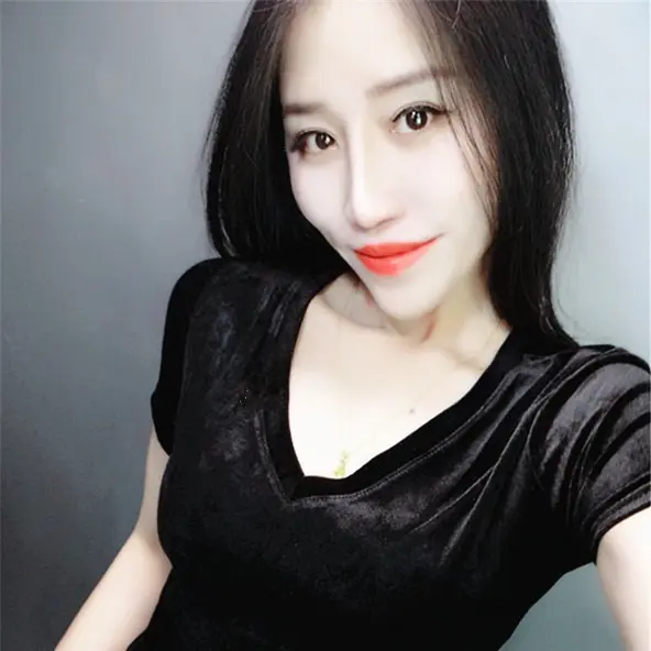 Baju Atasan Beludru premium lengan pendek Fit Melar Nyaman Simple leher V 3