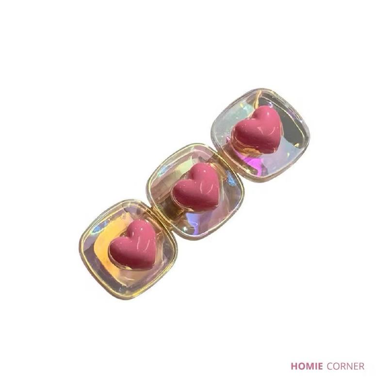 Cặp tóc hồng nhiều hình thù cực nữ tính, dễ thương - T03 3