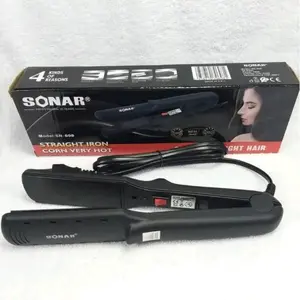 [ORI] Catokan Rambut 698 Pelurus Rambut Curly Straightener dengan On/Off - Sisir