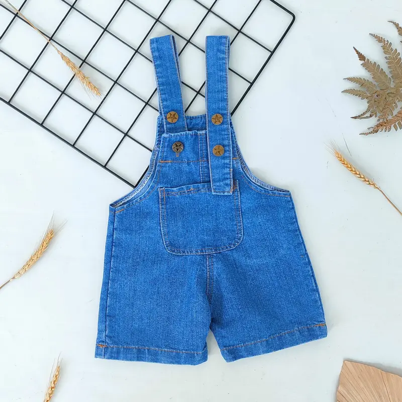 Overall Celana Baju Kodok Anak Bahan Jeans 1-6 Tahun Unisex 7