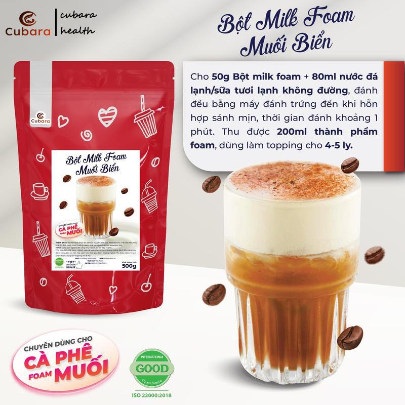 Product Introduction of Bột Milk Foam Muối Biển - Chuyên Dùng Cho Cà Phê Muối - Gói 500G - Tiện Lợi, Dễ Làm, Nhanh Chóng, Tiết Kiệm Cafe Coffee 48