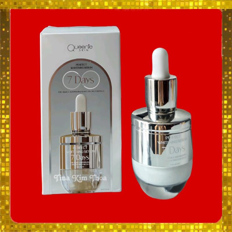 Serum Huyết Thanh 7 Days Queenie Skin 50ML Hỗ Trợ Căng Bóng, Dưỡng Ẩm Da