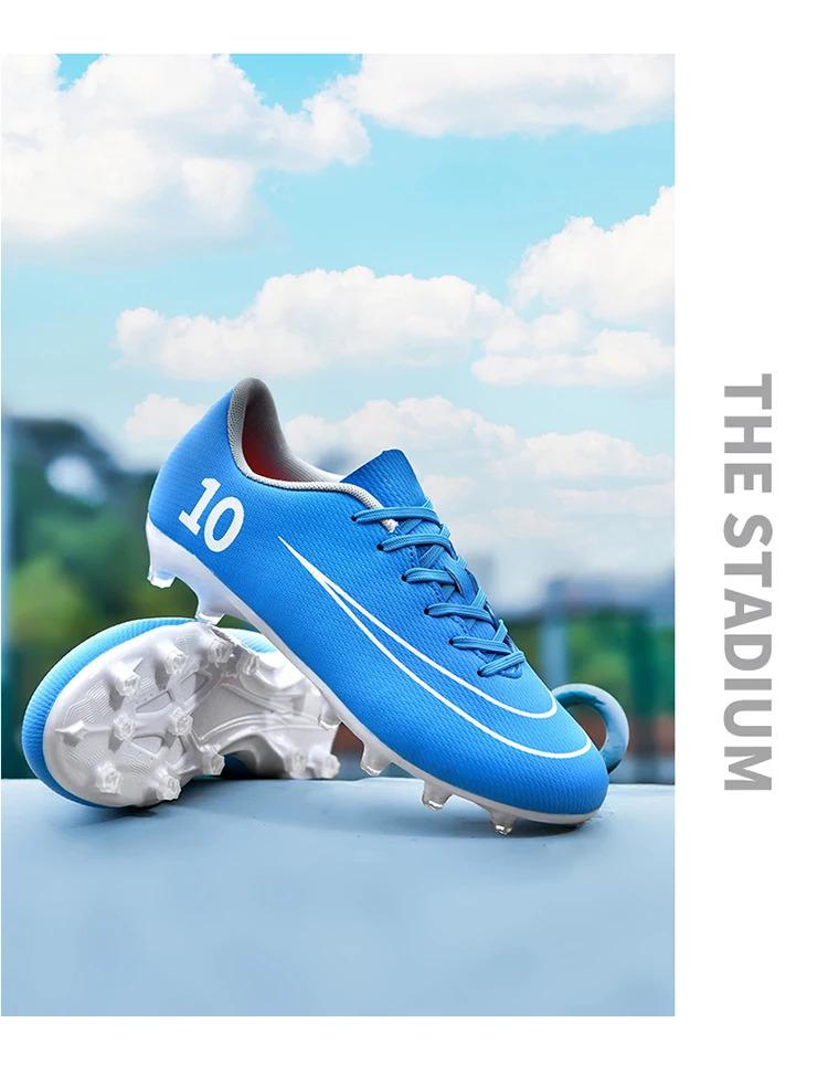 Product Introduction of Professional Men Football Shoes TF/FG Professional Boy Football Field Boots Society Cleats Soccer Shoes Fast Non Slip Sneaker 28
