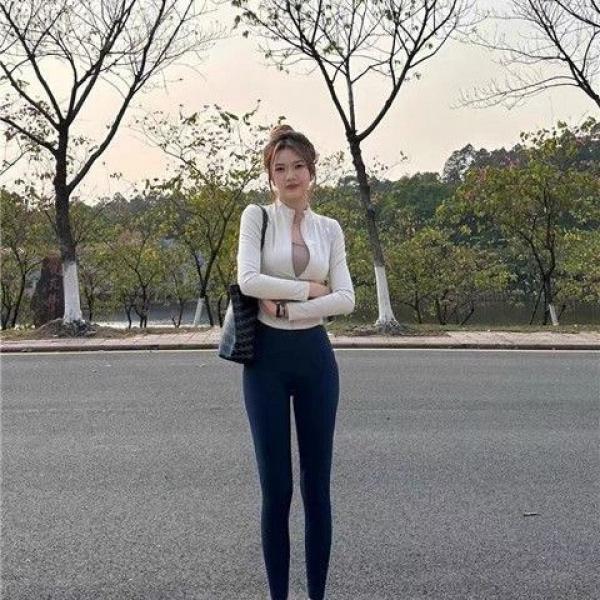 Bộ Quần Áo Tập Yoga, Dành Cho Nữ, Bộ Sưu Tập Thu Đông, Áo Chạy Bộ Bó Sát Nhanh Khô, Dài Tay, Thích Hợp Để Tập Luyện Pilates, Quần Áo Tập Luyện, Áo Khoác, Năm 2024 6