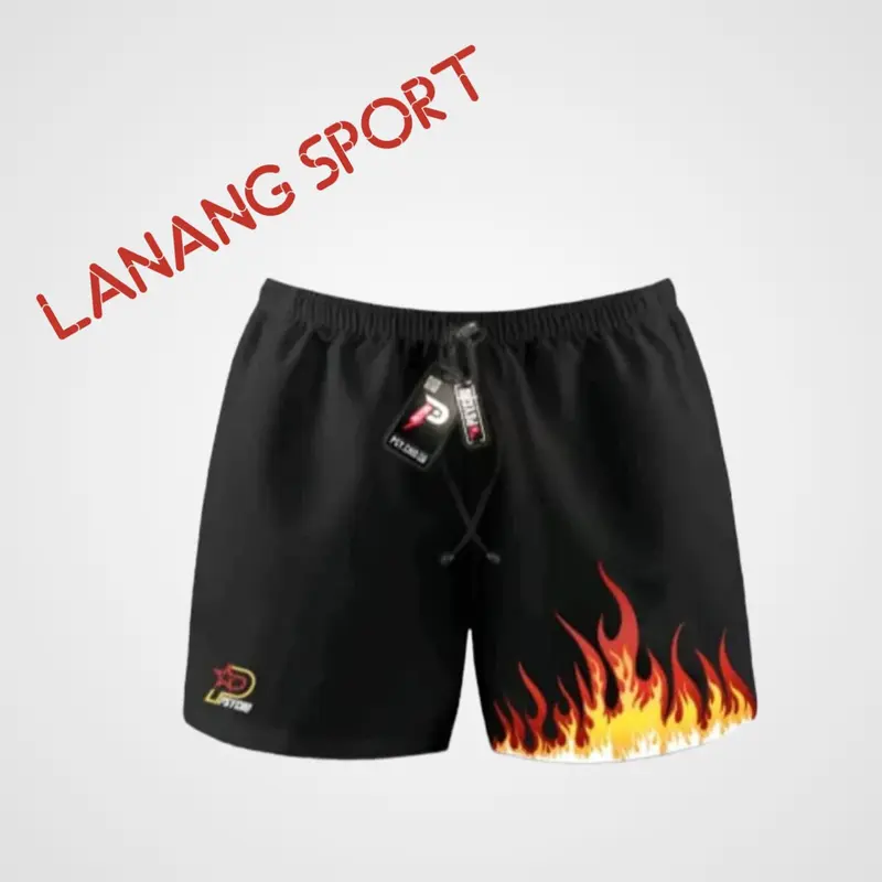 paket 100 dpt 10 cOD cELANA pENDEK fIRE / cELANA kOLOR pENDEK mOTIF aPI tERBARU dARI tOKO ;lANANG sTORE Melar Pria Boxer Shorts Surfing Dewasa Santai Karet celanavoli cepat kering  volly anti-bau longgar regular fit pelindung sinar uv uukuran l cuci kerin 3