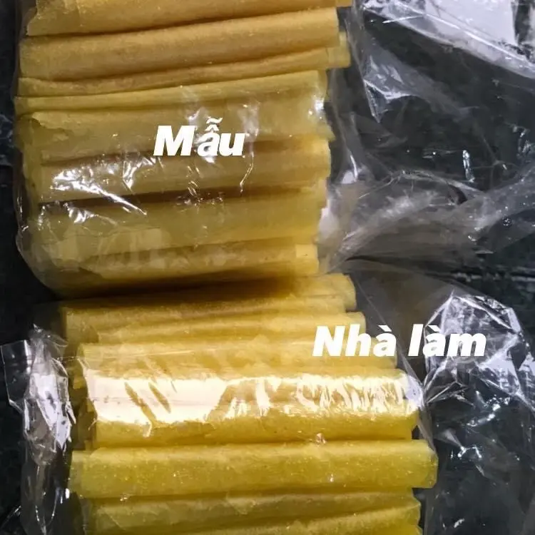 Ram vàng cuộn ống bịch 300gram - Snack Ăn Vặt Thức Ăn 2