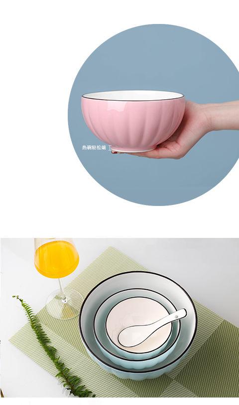 Product Introduction of [3477 Repurchases] 2-Person Bowl and Plate Set Household Japanese Style Tableware Creative Personality Ceramic Bowls and Plates Couple Set Bowl and Chopsticks Combination 5