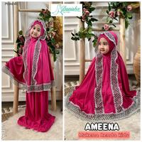 Gambar Mukena  Mukenah Anak Terbaru Ameena Kids Ori Danisha Hijab dari Lova Lipa Hijab Kota Tangerang Selatan 4 Tokopedia