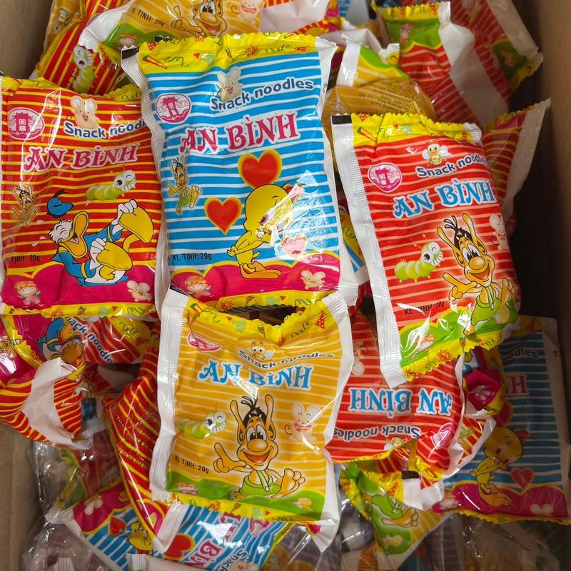 50 gói mì tôm trẻ em An Bình loại xịn- Đồ ăn vặt Thuỷ Béo Food bánh kẹo tết 2025