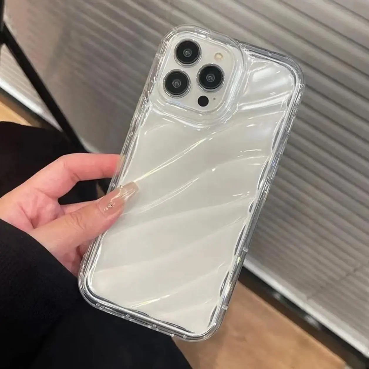 Transparent Anti-fall Phone Case, 1 Count Soft Anti-fall Shell Phone Protective Cover, Phone Accessory Compatible With iPhone 7 8 X 11 12 13 14 15 Plus Pro Max