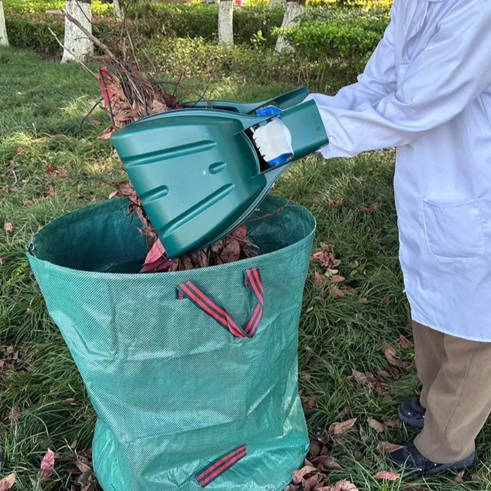 Lightweight Portable Leaf Hand Rakes Rubbish Pick Up Grabber Leaf Grabs Gather Leaves Scoops Leaf Collector for Garden Cleaning