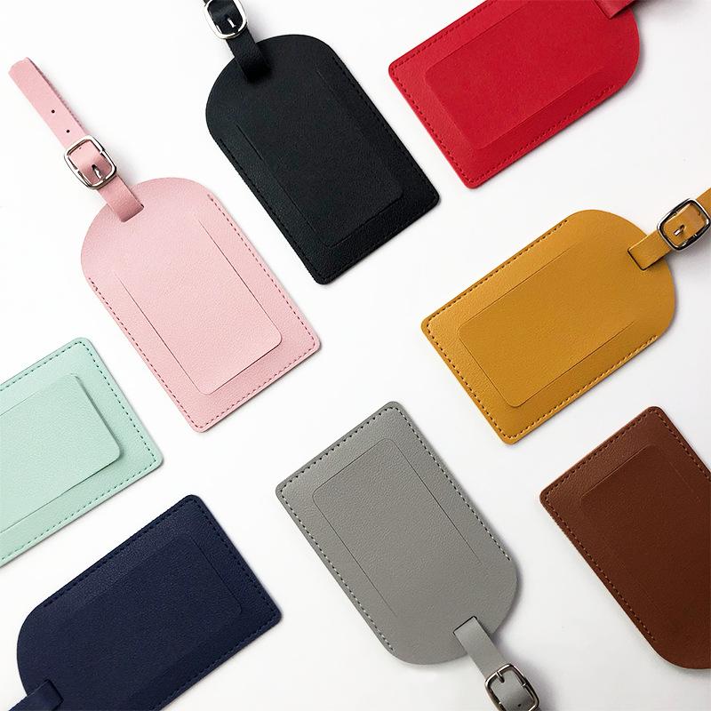 Product Introduction of 20 Styles Women Men Pu Leather Luggage Tag Suitcase Label Baggage Boarding Bag Tag  Holder Travel Accessorie 7