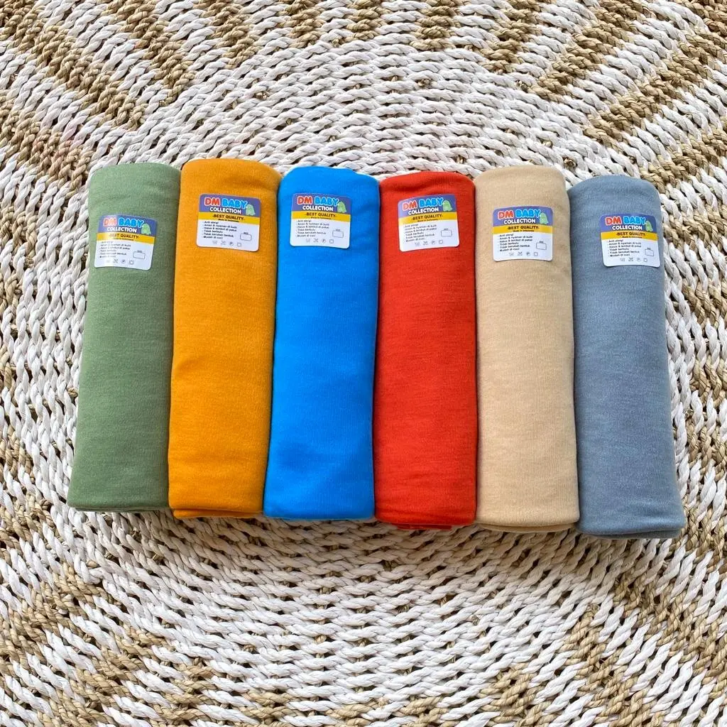 (ECER) 1 PCS Bedong Top Collor Bedong Satuan Uk Jumbo 95x117cm Bahan Kaos Lembut Bedong Bayi New Born Newborn