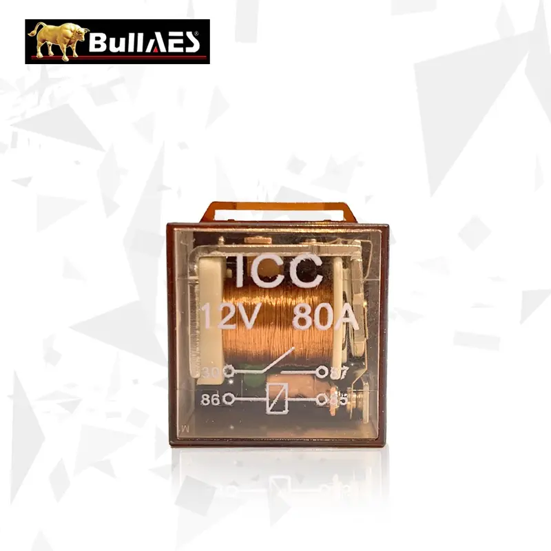 ICC Relay Kaki 4 Transparan 12V untuk Klakson dan Lampu - Isi 10 Pcs - Motorcycle 1