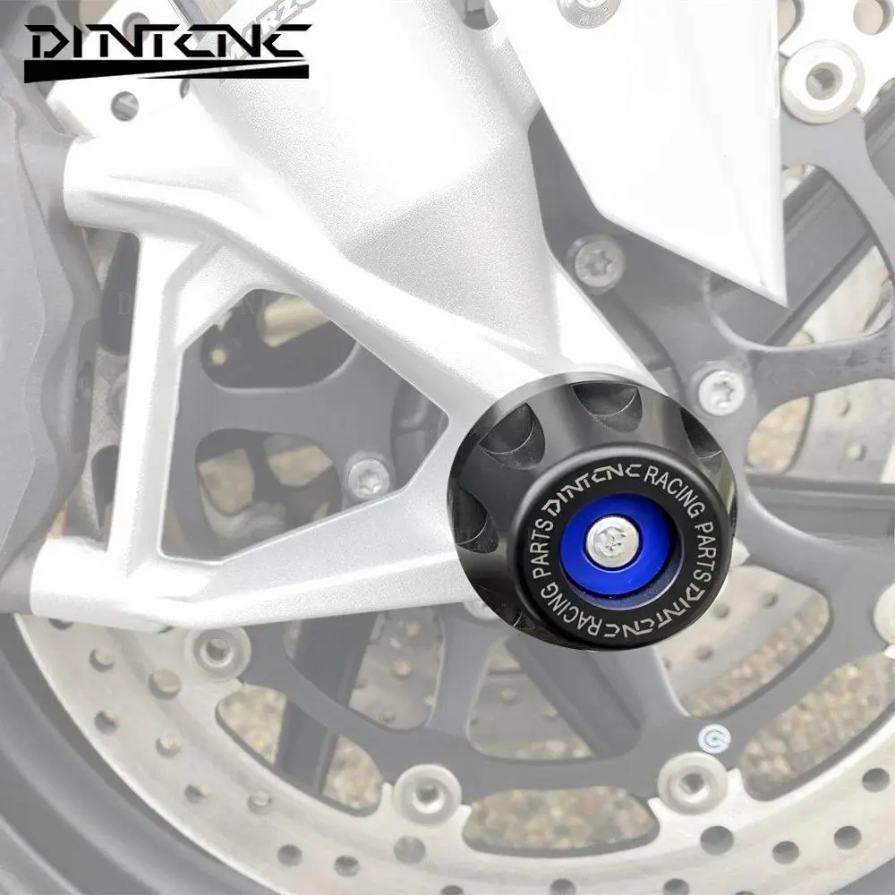 Motorcycle Front Fork Rear Axle Protective Cover, Wheel HUB Anti-collision Block, Motorcycle Accessories for BMW S1000RR S1000R S1000XR