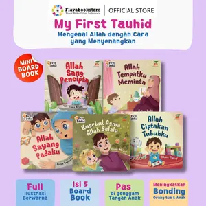 Set Buku Boardbook Anak Mengenal Tauhid - My First Tauhid - Ziyadbooks