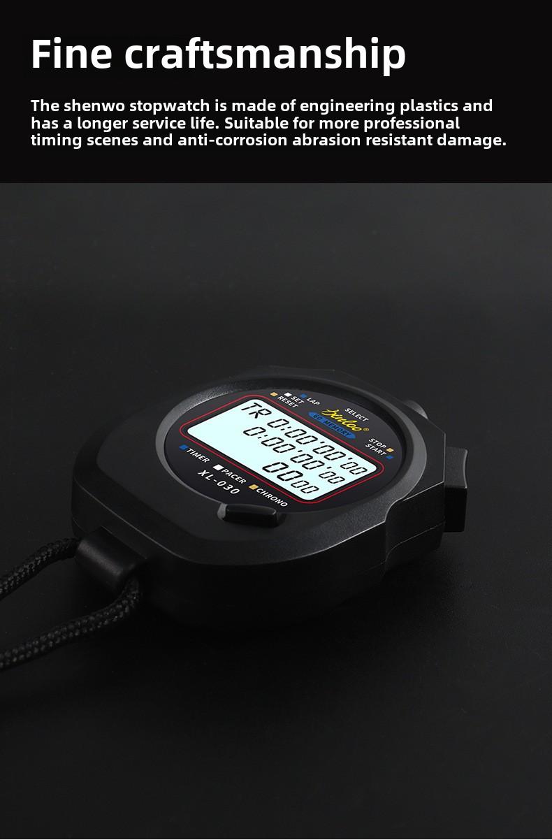 Product Introduction of Electronic stopwatch timer race students running professional gym training sports trainer sports code watch 0