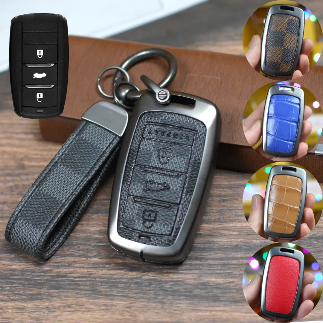 ốp chìa khóa Vinfast VF5,Bao da chìa khóa  Vinfast VF5,ốp chìa khóa VF5 chất liệu kim loại  (VF5)