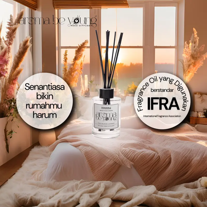 Purifying Lemongrass Reed Diffuser Aromatherapy Premium 30ml | Aroma Be Young Pengharum Ruangan Aromaterapi Wangi Tahan Lama Mewah Pewangi Kamar Dekorasi Rumah Hampers Gift Scent Diffuser Harum Wangi Aroma Sereh Segar Serai Lemon Grass Kado 5