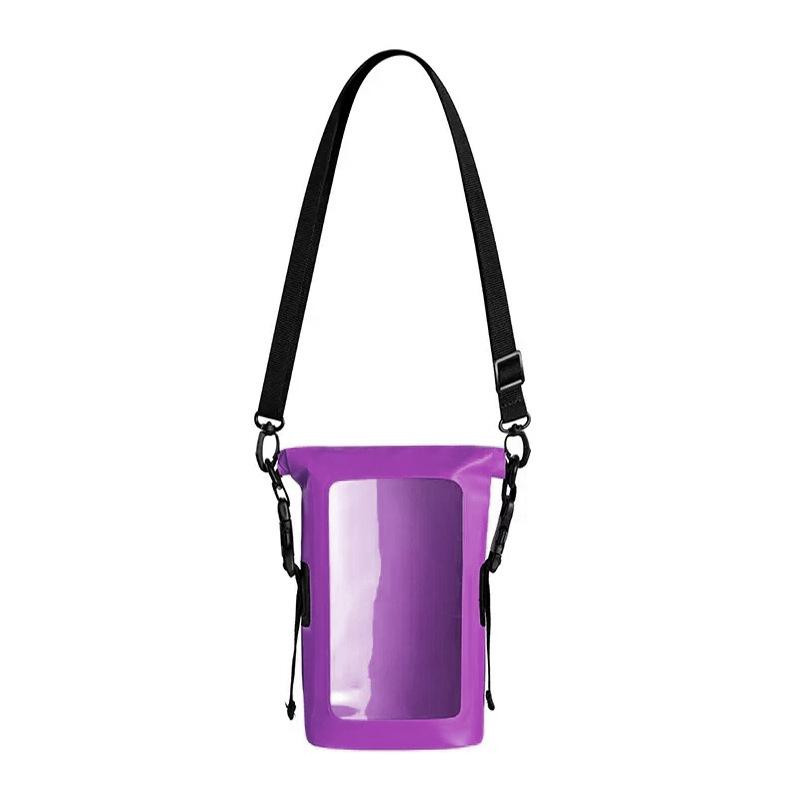 Product Introduction of Outdoor mobile phone water-proof shoulder bag waterproof Drybag seaside beach swimming drifting 2L crossbody bag fashion PVC waterproof bag bag 19