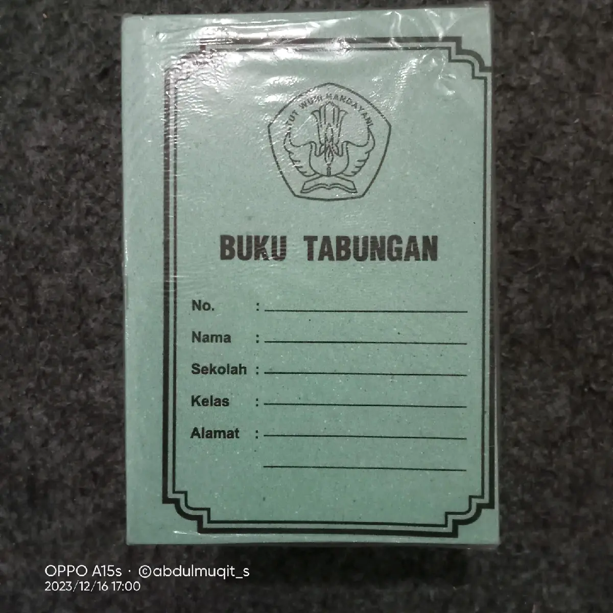 Buku Tabungan Murah Harga Per 3 Pcs/3 Buku