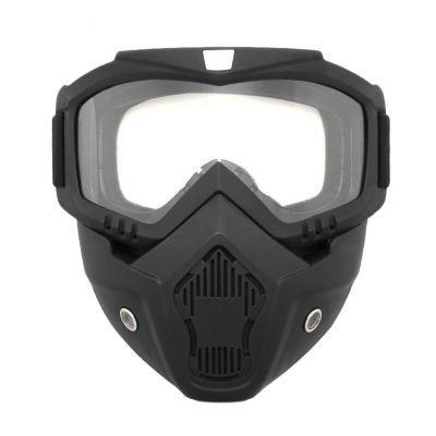 Outdoor Sport Windproof Mask Goggle HD Bicycle Glasses Eyewear Riding Suv Summer Uv Protection Sunglasses Full Face Protective Mask 6