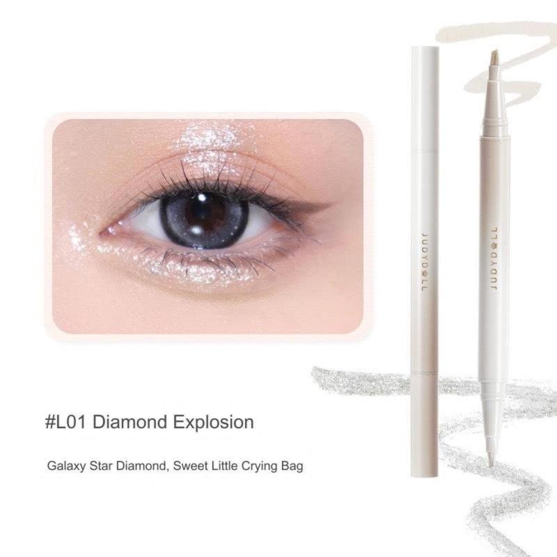 Judydoll Bút kẻ mắt highlight 2 đầu giúp tạo bọng mắt thu hút Mỹ Phẩm Trang Điểm Cosmetic Women Nữ Son
