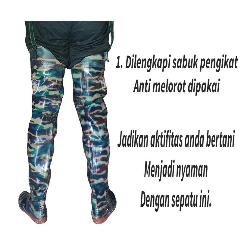 SEPATU BOOT DORENG 80CM DAN BIRU TUA 80 CM TAHAN AIR 2