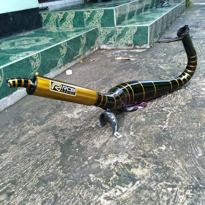 KNALPOT KING KOLONG COBRA BLACK GOLD  Kendaraan