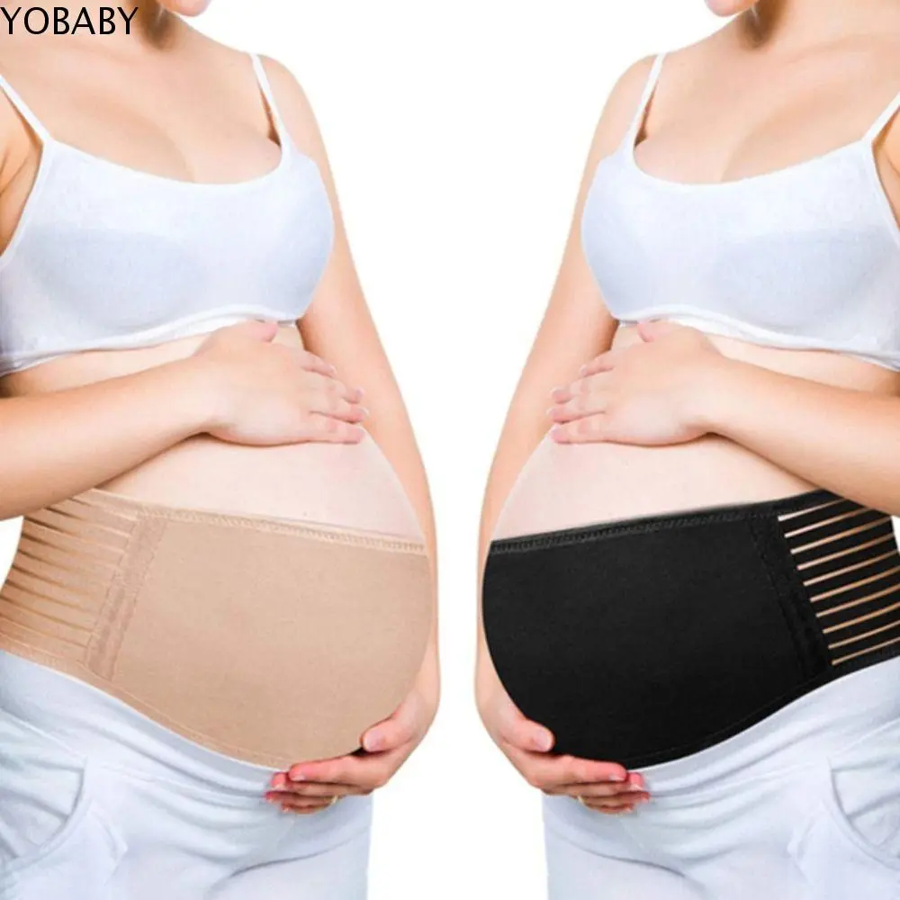 YOBABY Detachable Adjustable Pregnant Women Belt Elastic Close-fitting Maternity Belly Band Easy To Wear Soft Women Abdominal Protector Pregnancy