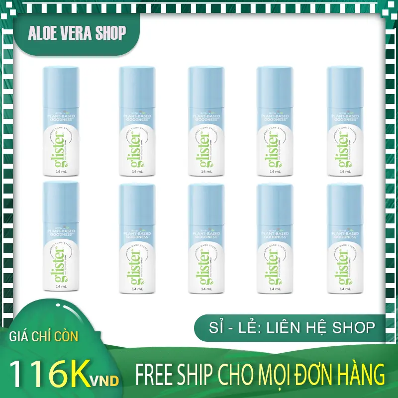 Nước Xịt Thơm Miệng Glister Mint Refresher Spray Amway 14ml AloeVeraShop
